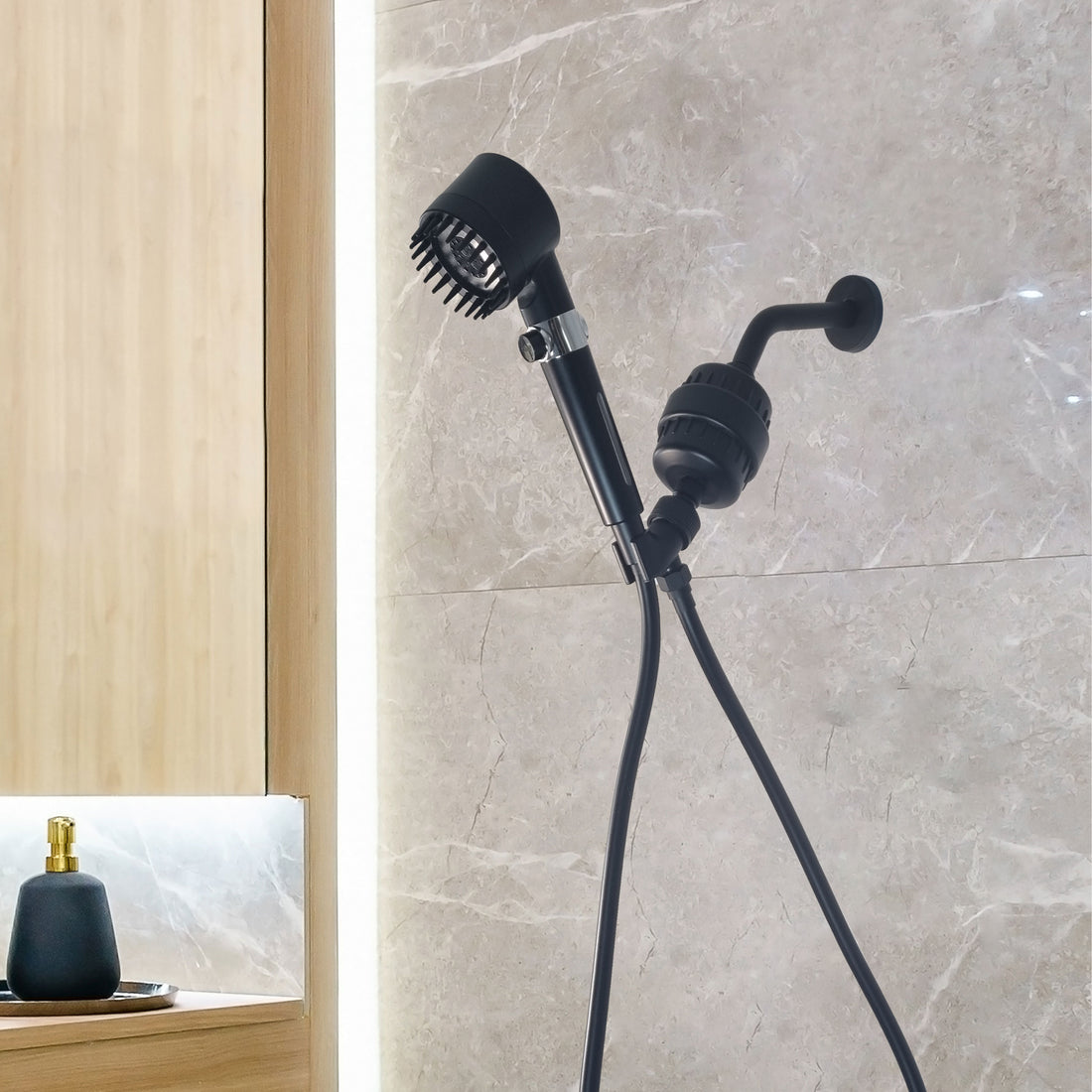 Kit de ducha completo con cabezal de ducha de masaje Ultimate Shower