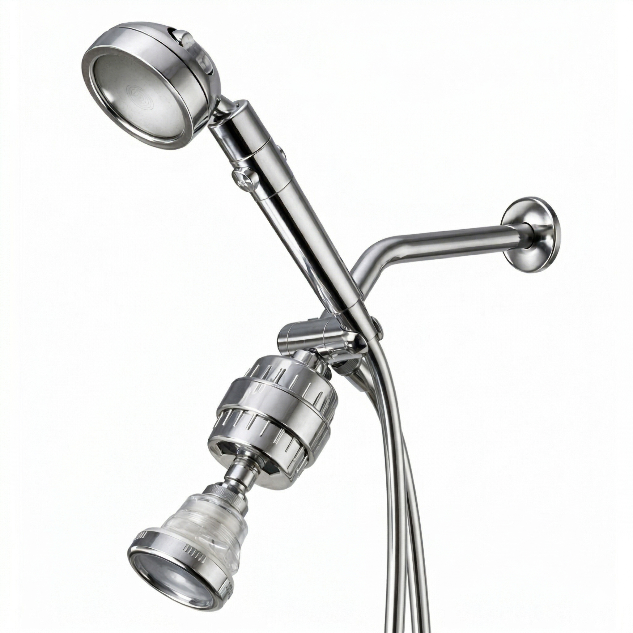 Sistema de ducha doble MineralStream Duo con alcachofa de ducha