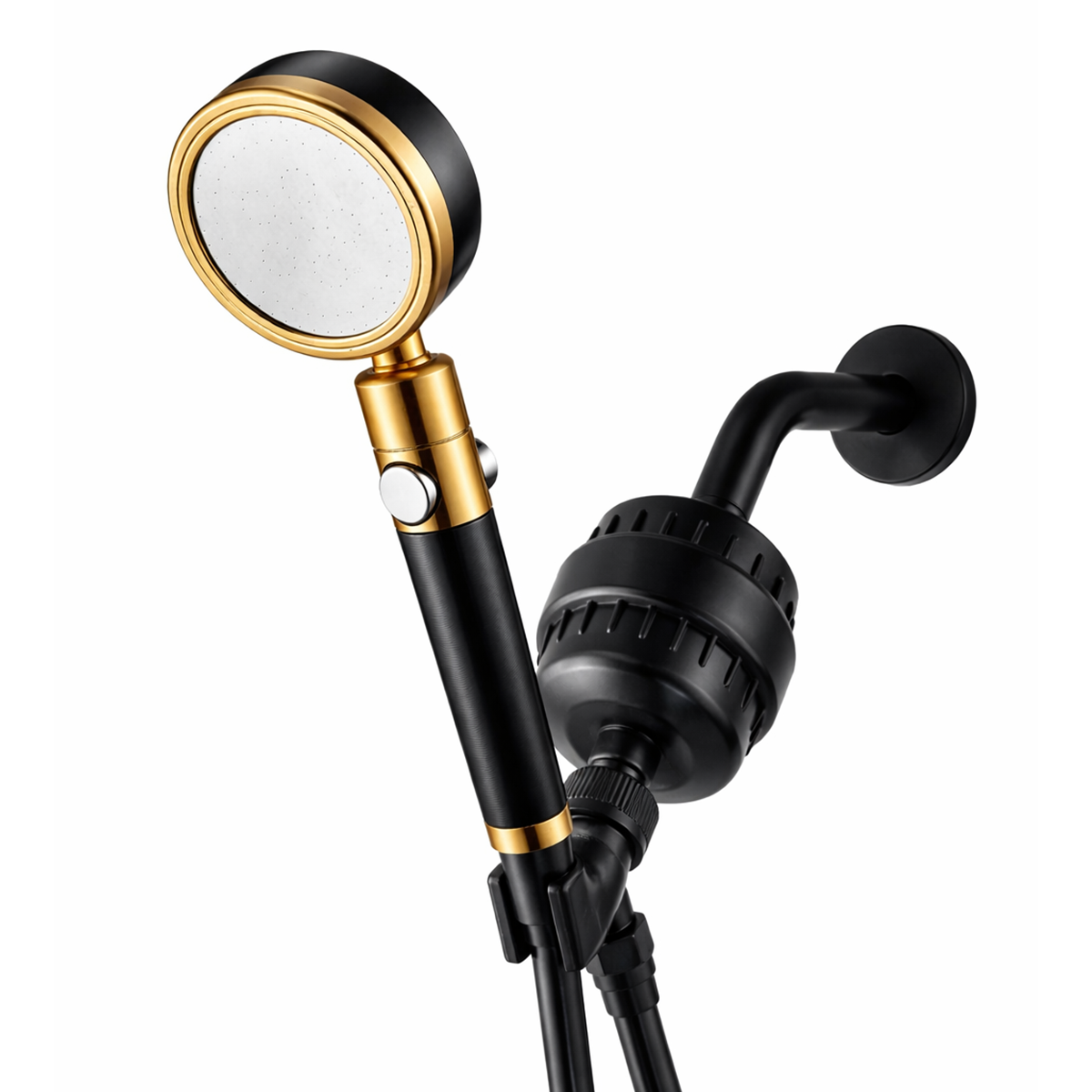 MineralStream Duo: Alcachofa de ducha con kit completo