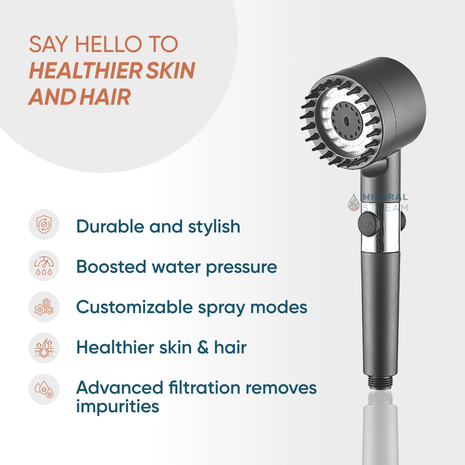 Sistema de ducha doble con masaje de ducha definitivo