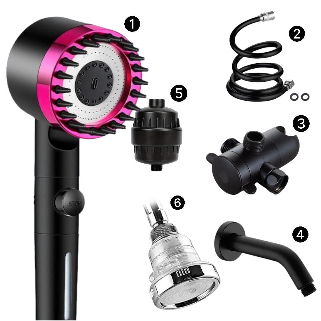 Alcachofa de ducha con filtro MineralStream