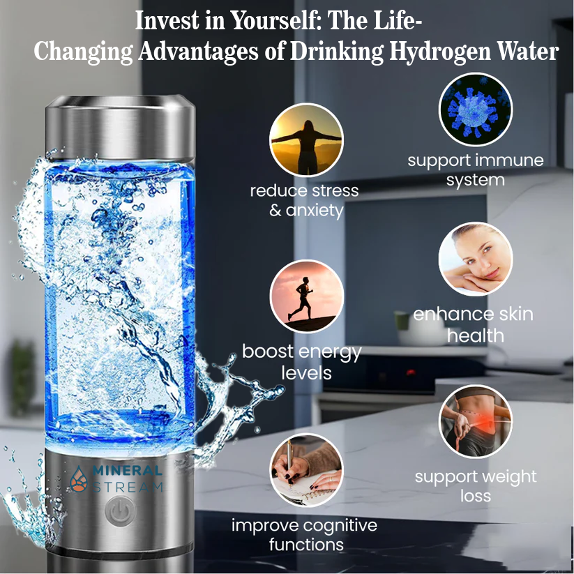 Botella de agua de hidrógeno