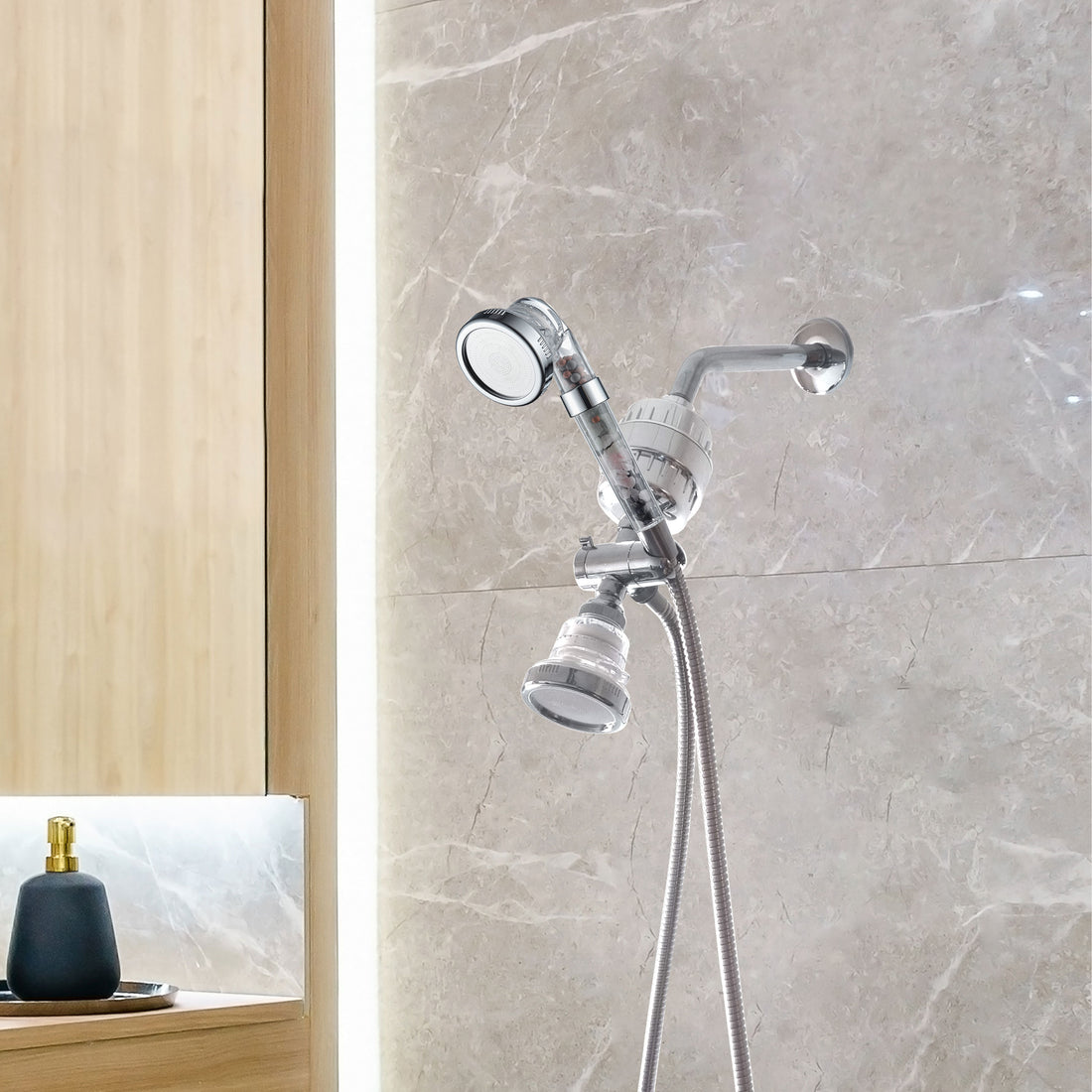 Sistema de ducha doble Chakra