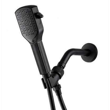 Kit de elementos esenciales para ducha con cabezal de ducha con peine desenredante