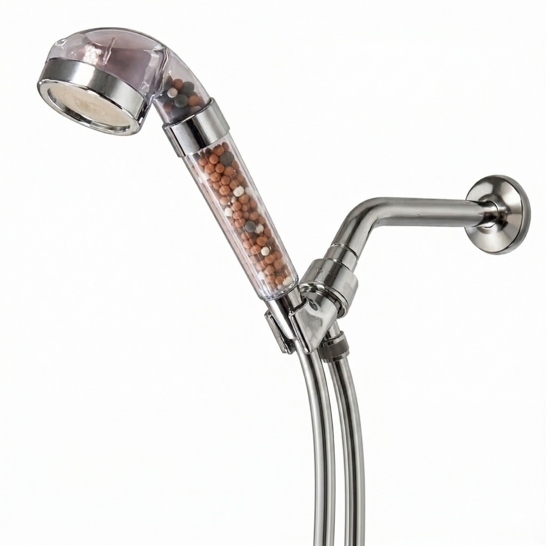 Kit esencial de alcachofa de ducha LED iónica