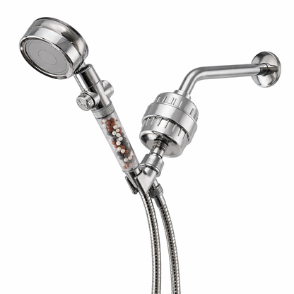 Kit de ducha completo con cabezal de ducha TurboFan